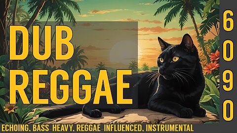 DUB 🎧6090 BPM🎧️️ ️️️Echoing, bass-heavy, reggae-influenced, instrumental ♬♪♫♪