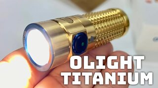 Olight S1R II Ti Limited Edition Titanium LED Baton Flashlight Review