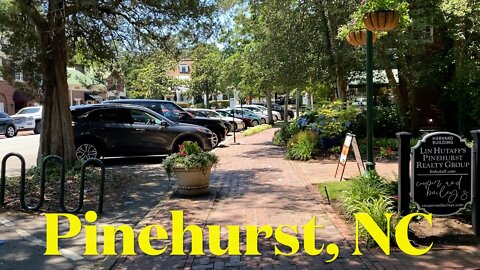 Pinehurst, NC, Town Center - Small Towns - Walk & Talk Tour - Vlogging America