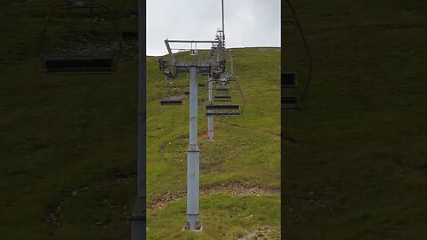 Glenshee Ski Centre Chairlift going up Scotland