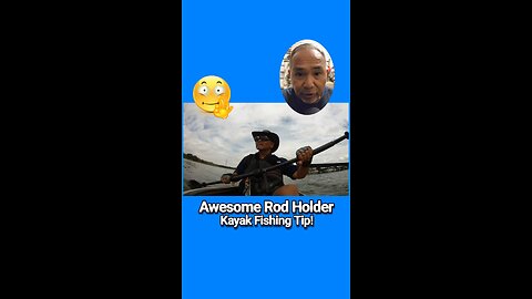 Awesome Rod Holder for Trolling and Fly Fishing In a Kayak! #fishing #flyfishing #tips