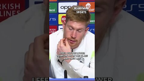 'All 20 Premier League teams have so much quality! Getting tougher and tougher!' | Kevin De Bruyne