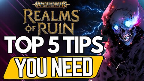 5 TIPS Make You Better Warhammer Age Of Sigmar Realms Of Ruin
