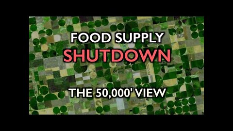 Food Supply Shutdown ~ Deer, Fish, Pigs Euthanized - Crops Not Planted - What is Happening?