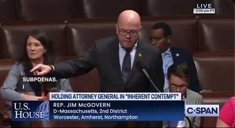 Rep. Jim McGovern Whines Over GOP Holding AG Garland Responsible