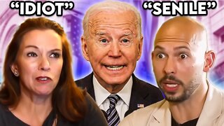 Mom REACTS To Andrew Tate FLAMING Joe Biden