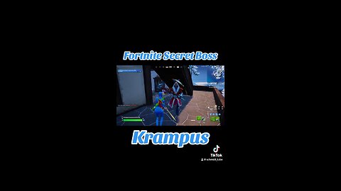 Fortnite Chapter 5 Season 1 Secret Boss #fortnite #secretboss #krampus #solos #winterfest2023 #gift