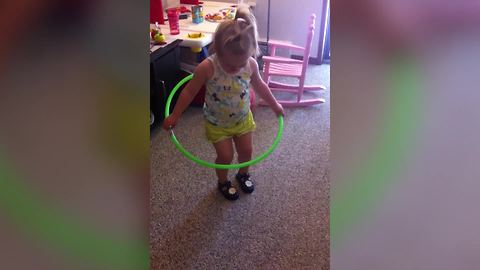 "The Most Adorable Hula Hooper Ever"
