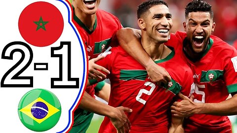 Morocco 2-1 Brazil International Friendly 2023 ⚽