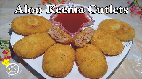 Crispy Keema Aloo Cutlets | Teatime Snacks | Potato Cutlets | Aloo Keema Cutlets