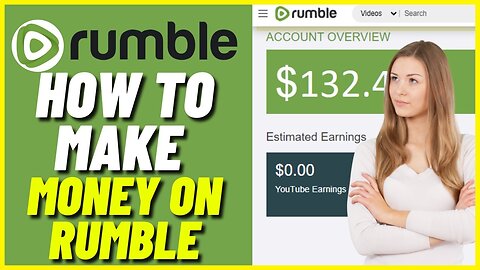 How to create rumble account and upload videos