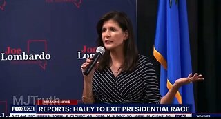 **BREAKING NEWS** Nikki Haley drops out of the Republican candidacy