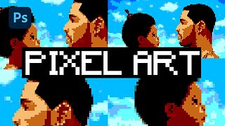 Pixel Art/8-Bit Photo Effect - Photoshop CC Tutorial