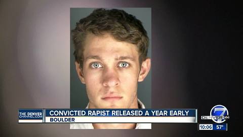 Ex-CU student convicted of rape, who prosecutors said got light sentence, released 1 year early