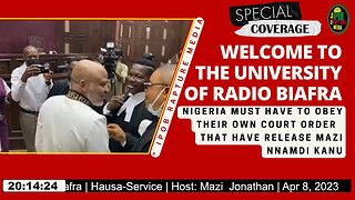 Welcome To The University Of Radio Biafra | Hausa-Service | Host: Mazi Jonathan | Apr 8, 2023