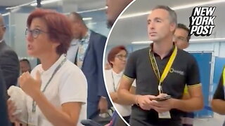 Passengers stuck on an island following Delta Air Lines flight diversion were told they should be 'grateful' the plane didn't crash and 'shouldn't start a revolution'