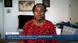 Local business owner on Kelly Clarkson show