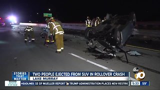 2 people ejected from SUV in rollover crash on SR-125