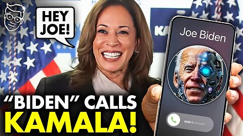 Kamala's 'Proof of Life Phone Call' With Biden is a RECORDING | A.I. Proves It!?