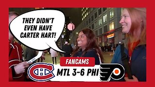 WE COULDN'T BEAT THE FLYERS, REALLY ? | MTL 3-6 PHI | FANCAM