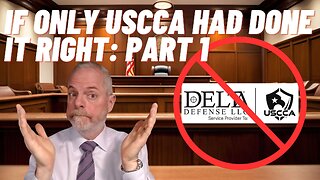 If Only USCCA Had Done It Right: Part 1