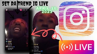 SET DA TREND IG LIVE: Setty On Demon Time Wants All The Smoke With Cblu With A Vendetta (16/03/23)