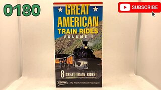 [0180] GREAT AMERICAN TRAIN RIDES, VOL. I (1993) [#VHSRIP #greatamericantrainridesVHS]