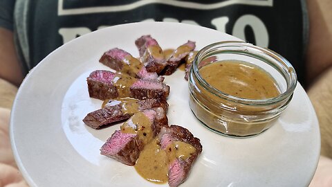 Time to give this STEAK WITH COFFEE SAUCE a chance