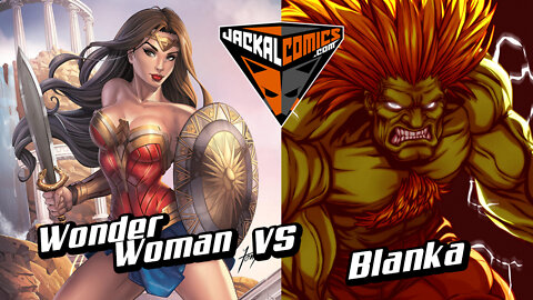 WONDER WOMAN Vs. BLANKA - Comic Book Battles: Who Would Win In A Fight?