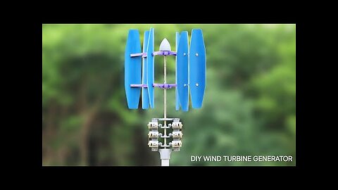 Making Powerful Wind Turbine Generator From 6 Motor Arrangement