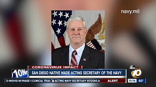 San Diego native made Acting Secretary of the Navy