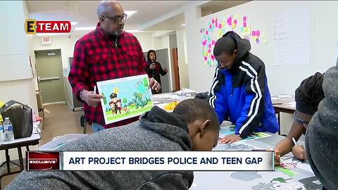 Art project bridges police and teen gap