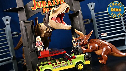 New Lego Jurassic Park Triceratops research 76959 Speed Build Unboxed Dominion #shorts #jw4 #jw3