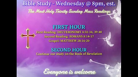 Bible Study with Bishop James Long, D. Min, OSB, OCR