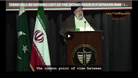 THERE WILL BE NOTHING LEFT OF THE ZIONIST STATE IF IT ATTACKS IRAN