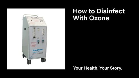 How to Disinfect With Ozone