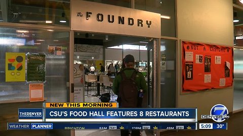 CSU's food hall features 8 restaurants