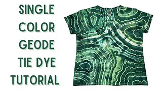 Tie-Dye Designs: Single Color Geode ~ Christmas Tie Dye ~ Green Lantern