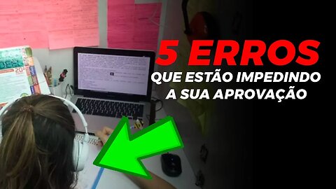 ASSIM VOCÊ NUNCA VAI PASSAR EM NENHUM CONCURSO PÚBLICO ( O ULTIMO É O PIOR ERRO DE TODOS)