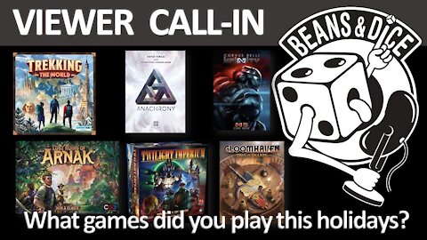 Viewer Call In - What did you play over the holidays?