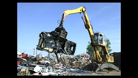 Method of destroying old automobiles in Japan | Large capacity machines #2