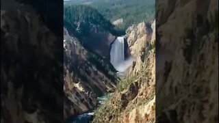 Upper Falls Of Yellowstone River #shortvideo #shorts #shortsyoutube #short