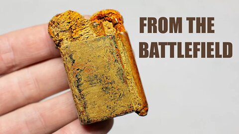 EXTREMELY Rusty Trench Lighter Restoration. Lighter From the WW1 Battlefield