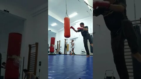 Kick and Elbow The Bag (1)