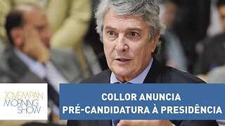 Fernando Collor anuncia pré-candidatura à Presidência da República