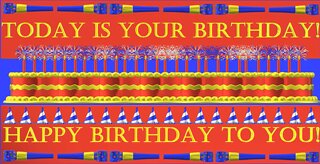 Happy Birthday 3D - Today Is Your Birthday - Happy Birthday To You - Happy Birthday Song