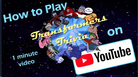How do I play Transformers Trivia on Rumble & YouTube?