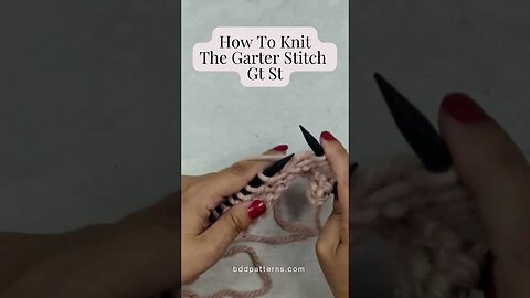 Learn How To Knit: The Garter Stitch