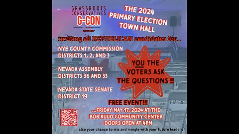 Our earliest supporters for G-CON's GOP Local Primary Town Hall May 17th