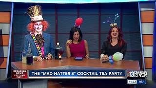 The "Mad Hatter's" cocktail tea party